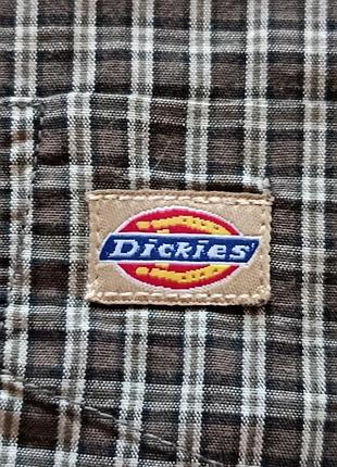 Мужская рубашка в клетку dickies l 7