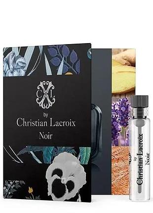 Avon туалетна вода christian lacroix noir - листівка з пробним зразком 0.6 мл