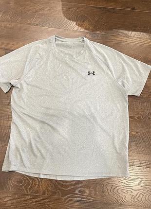 Футболка чоловіча under armour сіра