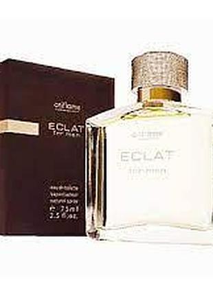 Мужская туалетная вода eclat for men oriflame, 75мл
