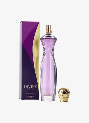 Жіноча туалетна вода divine royal oriflame дівайн роял оріфлейм, 50 мл