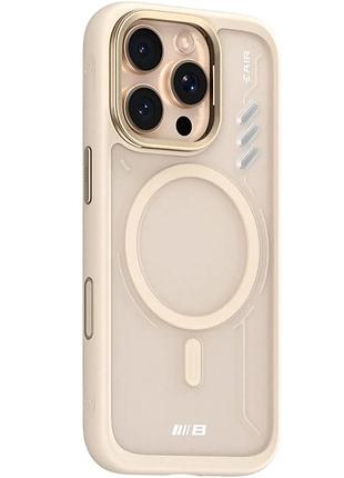 Tpu+pc чохол blueo frosted heat dissip. with magsafe для apple iphone 16 pro max pink