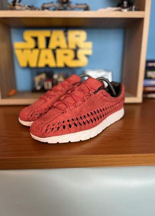 Кросівки чоловічі nike mayfly червоні, розмір 42.5 (27 см) найк майфлай спортивні літні