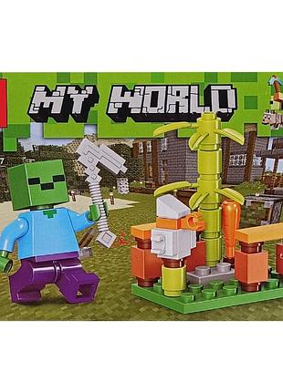 Конструктор дитячий "minecraft" 66117-3, 39 деталей