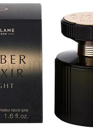 Парфумерна вода оріфлейм amber elixir night від oriflame, 50мл ембія иликсе ніч оріфлейм