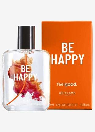Надихаюча туалетна вода be happy feel good oriflame філ ґуд 50ml
