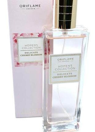 Туалетна вода women's collection delicate cherry blossom oriflame, 50 мл