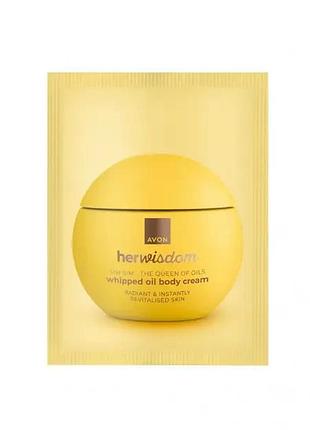 Листівка з пробним зразком крем для тіла «сім сім» avon herwisdom avon herwisdom (10 мл)