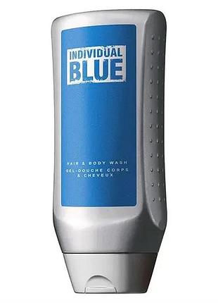 Гель для душу для чоловіків avon individual blue, 250 мл