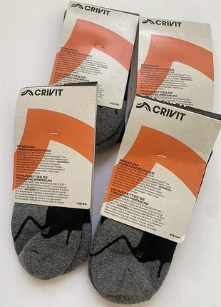 Новые зимние лыжные термоноски crivit premium мужские треккинговые под берцы р. 43-44, 35-36