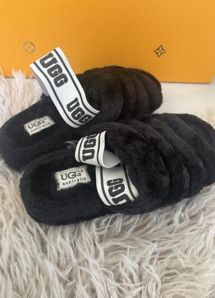 Капці жіночі ugg чорні 2