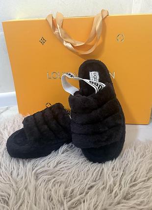 Капці жіночі ugg чорні 5