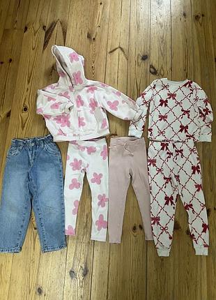 Комплект zara на дівчинку 4-5 років