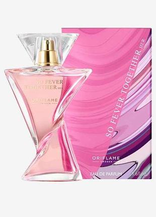 Парфумована вода so fever together her oriflame соу фіве тугезе хе 50ml