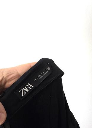 Чорна довга спідниця zara 5