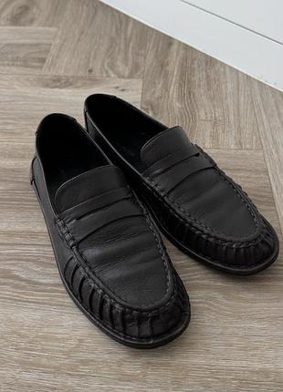 Коричневі лофери massimo dutti