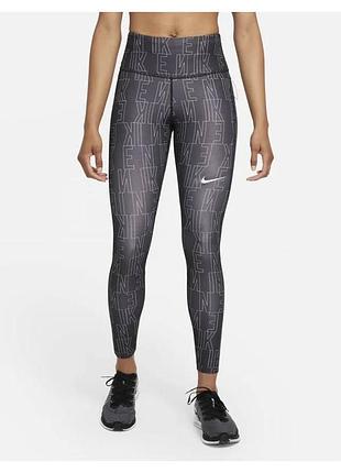 Темно-сірі спортивні лосини від nike лосіни легінси лосины