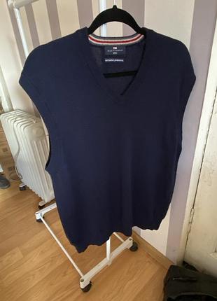 Marks & spencer жилет чоловічий вовняний extra fine lambswool