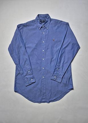 Винтажная оксфордская рубашка ralph lauren yarmouth размер m