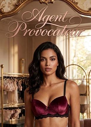 Бюстгальтер жіночий agent provocateur бордовий, 70 с