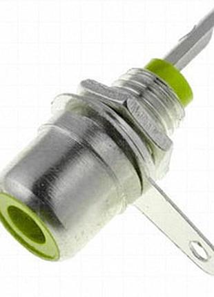 Гніздо на панель rca cc-113 жовте (уп. 2 шт.)