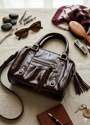 Сумка для жінок stradivarius шоколадна