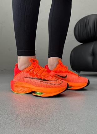 😍 жіночі кросівки nike air zoom alphafly next% 2 orange