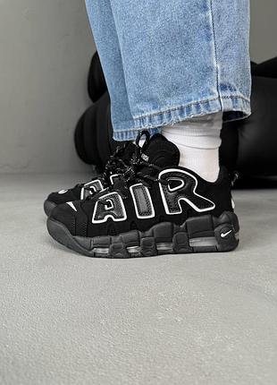 Чоловічі кросівки nike air more uptempo 96 black/white