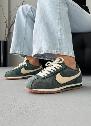 😍 женские кроссовки nike cortez vintage green