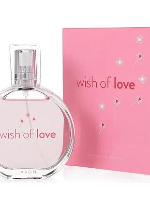 Туалетна вода для жінок avon wish of love 50 ml