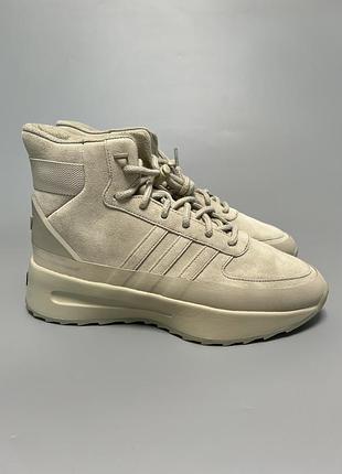 Шкіряні кросівки хайтопи adidas athletics los angeles x fear of god оригінал ig1872