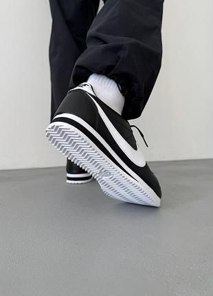 😍 женские кроссовки nike cortez basic black/white 7