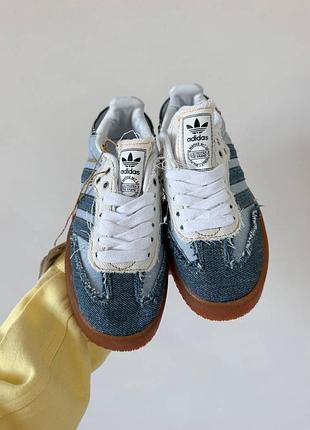 Atmos x adidas sambae denim 3