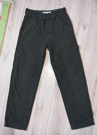 Bershka w28 женские штаны wide