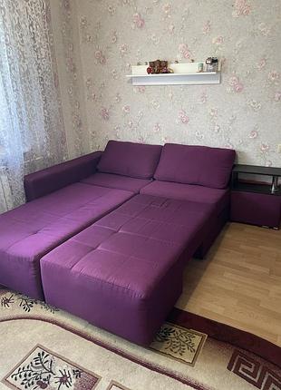 Диван-трансформер фіолетовий 5