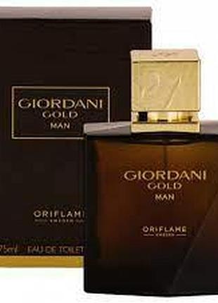 Туалетна вода giordani gold man oriflame чоловіча туалетна вода джордані голд мен оріфлейм 75ml