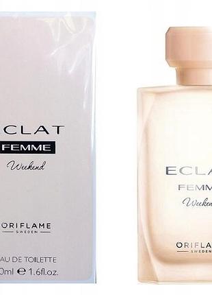 Туалетна вода eclat weekend oriflame екла вікенд оріфлейм, 50 мл