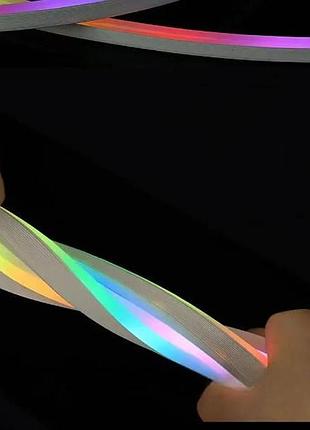 Гнучка неонова стрічка з керуванням від телефону rgb neon strip 3м