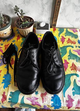 Жіночі шкіряні туфлі ,черевики dr. martens 1461 mono black 37 розмір