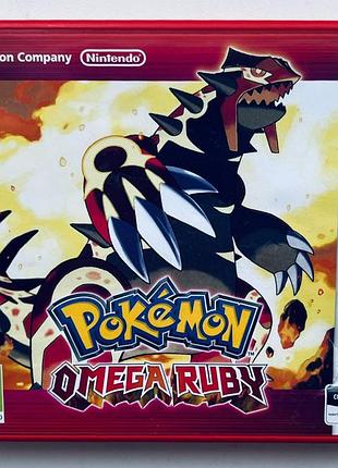 Pokemon omega ruby, б/в, англійська версія - картридж nintendo 3ds