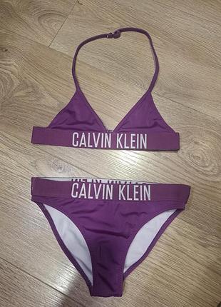 Купальник бренд оригінал calvin klein, дитячий на дівчинку 8-10 років.