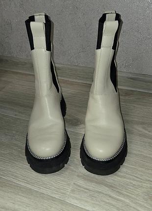 Стильные высокие челси/ботильоны на массивной подошве (3.1 phillip lim) - размер 38