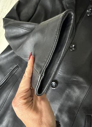 Шкіряний плащ 4