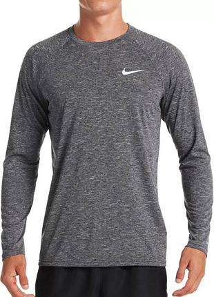 Чоловіча темно-сіра в принт спортивна кофта від nike  розмір m оригінал