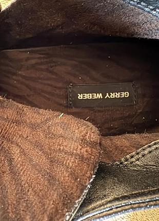 Кожаные ботинки ботильоны gerry weber р.39 6