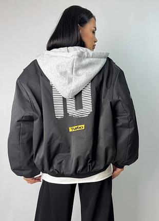 Трендовий бомбер one size 4