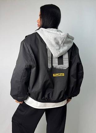 Трендовий бомбер one size 3