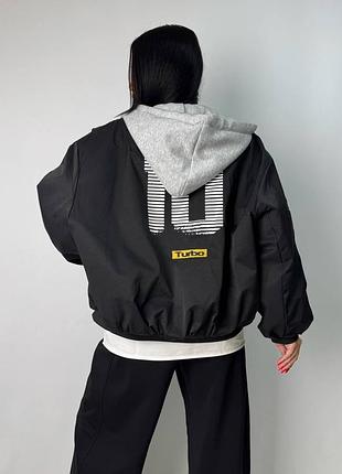 Трендовий бомбер one size 5