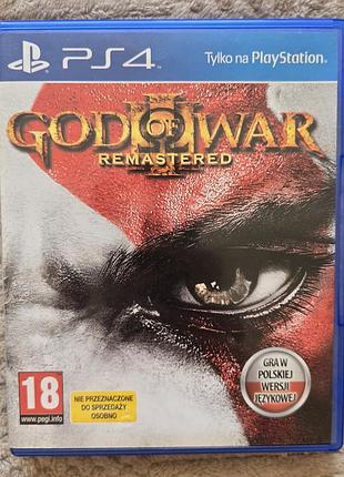 God of war 3 iii remastered, русская версия,б/у, playstation 4,5 (ps4,5) пс4,5