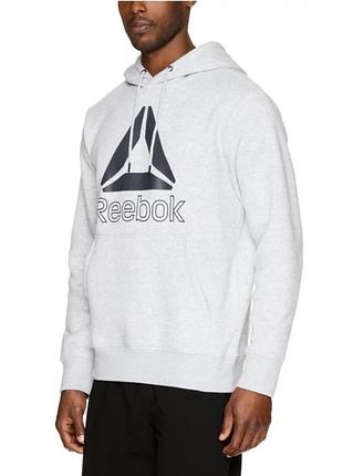 Худі чоловіче reebok оригінал сіре розмір m